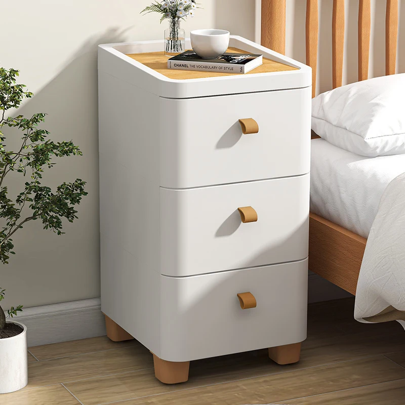 

Customizable bedside table medieval Nordic bedroom storage cabinet ins wind mobile creative cabinet living room simple plastic