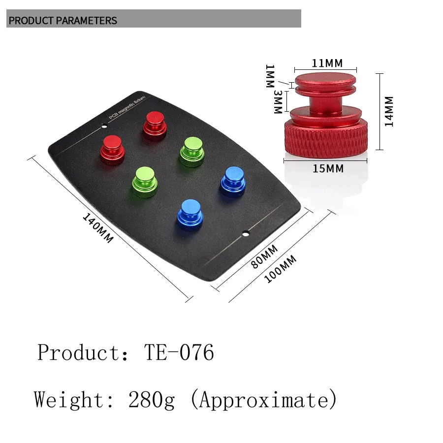 Dispositivo di saldatura della batteria del telefono cellulare per saldatura Base magnetica PCB Board Clip di fissaggio saldatura aiuta strumento di