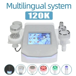 2024 Brand New 6 in 1 120K Vacuum Cavitation 5D Ultrasonic Slimming Machine Fat Burning Massage Blasting Beauty Device