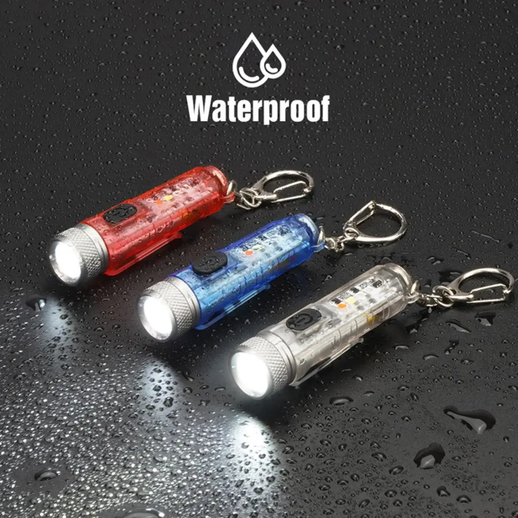 Flashlight Ultra Bright LED T6 Lamp Beads Waterproof Torch Zoomable 5 Lighting Modes Multi-function USB Searchlight