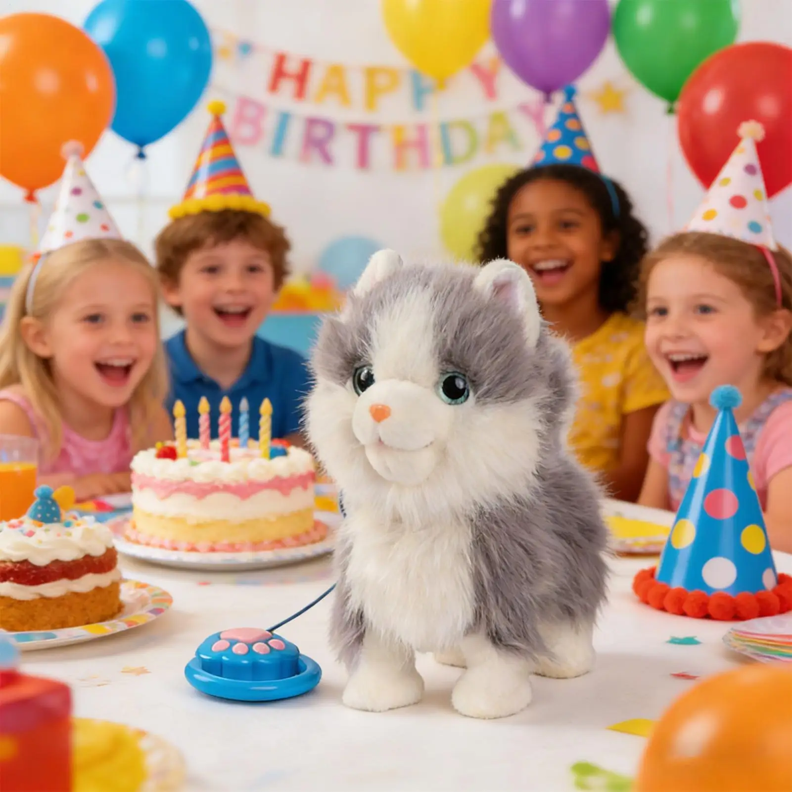 전기 플러시 강아지 꼬리 흔드는 노래하는 동반자 동물 인터랙티브 전자 애완동물 플러시 장난감 어린이용