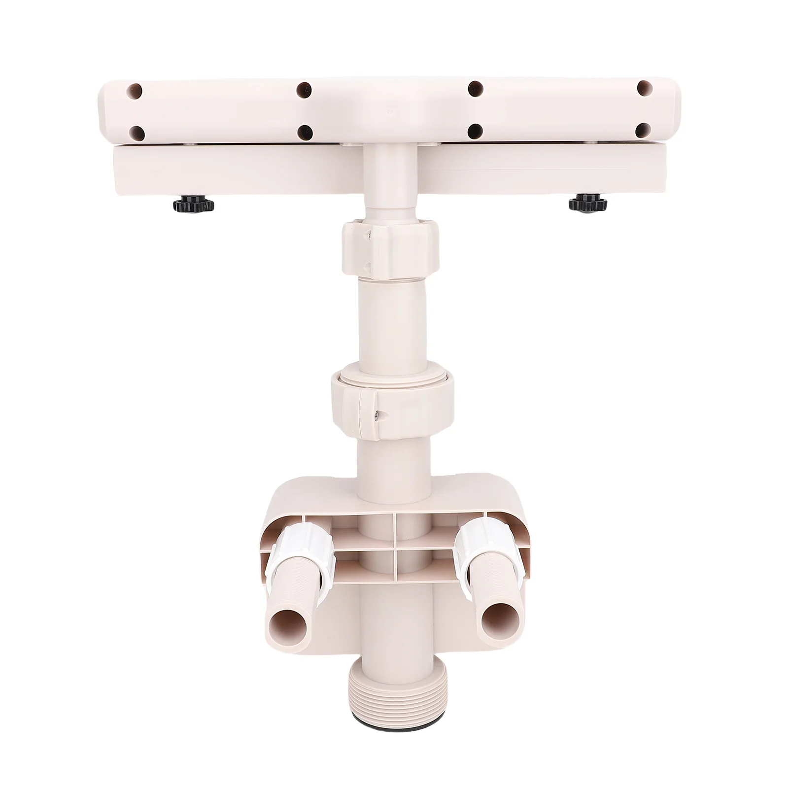 

Ground Pool Fountain Pool Waterfall Fountain 360 Degree Easy To Install Battery Operated with LED Light for Outdoor Decor