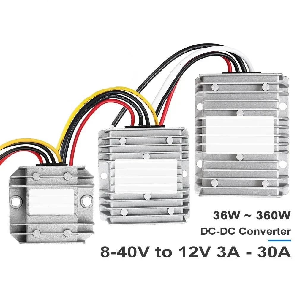 Stabilisateur de tension de suralimentation pour voiture, convertisseur élévateur et abati eur, DC, 8-40V à 12 V, 30A, 20A, 15A, 1A, 25A, 10A, Snap3A, 12 Volts, Sochi