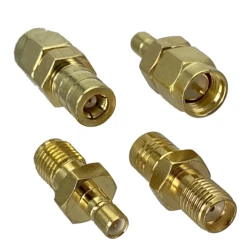 1pcs Adapter SMA to SMB Male Plug & Female Jack Wire Terminal RF Coaxial Connector Brass