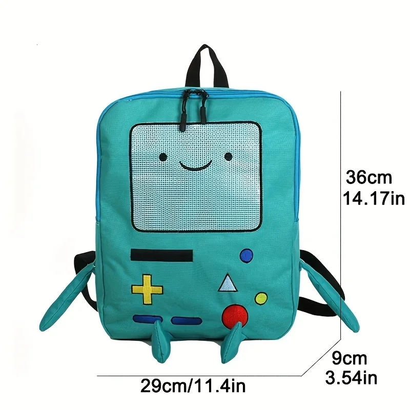 Cute cartoon travel bag, cute adventure time backpack, two-dimensional funny personality three-dimensional student schoolbag