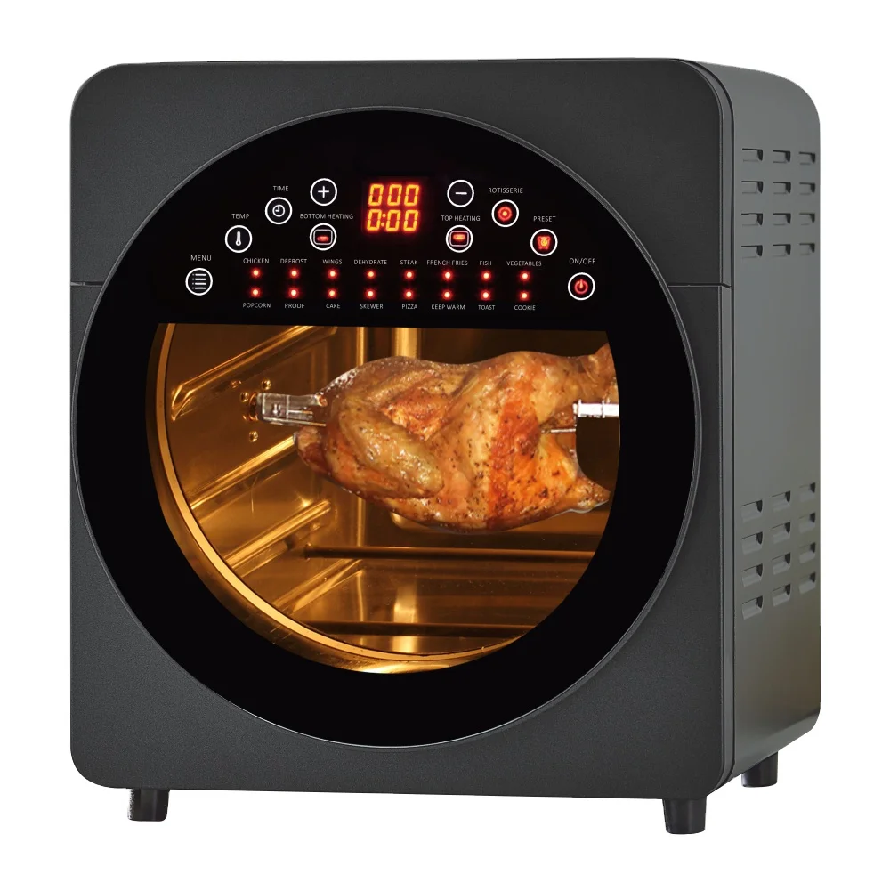 2022 New Design Smart Kitchen Appliance Oven Air Fryer Toaster 14.5L 1700W LED Display 16 Functions Cooking Air Fryer Oven