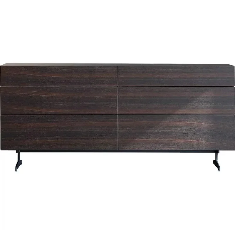 

Smoky color high-end dining side cabinet, villa TV cabinet, chest cabinet