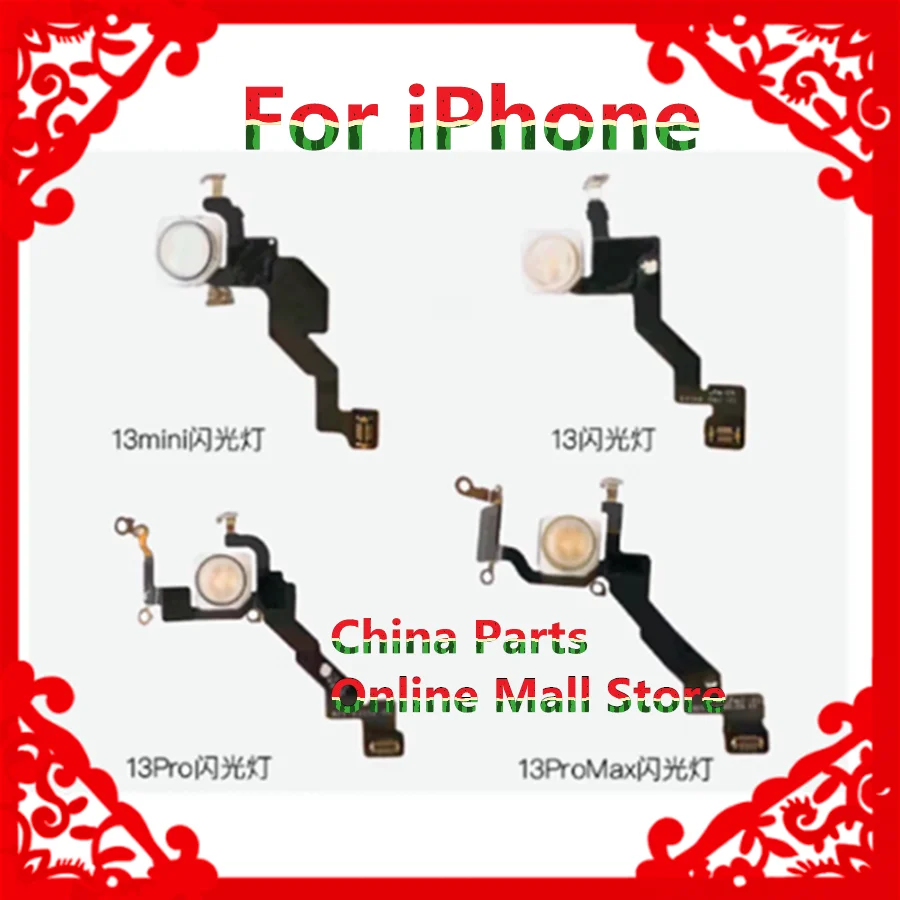 5pcs LED Flash Light Sensor Flex Cable Repair Parts For iPhone 13 Mini Pro Max Proximity Distance Ambient