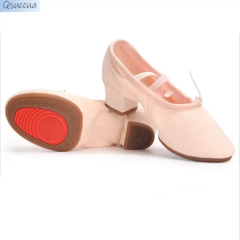 

Dance Shoes, Women's Outdoor Dance Shoes, Middle Heels, Adult Ballet Teachers, Shoelaces, and Classical Dance Shoes