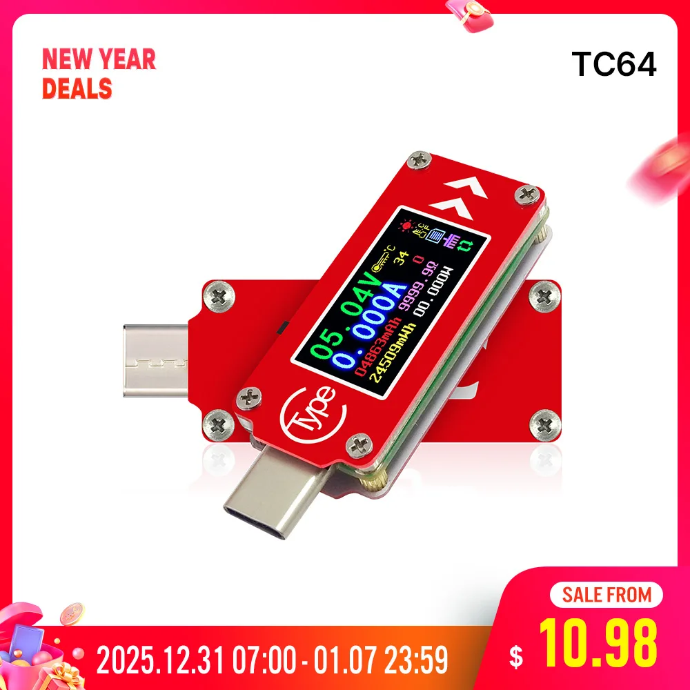 Color LCD USB Volt/Amp Meter