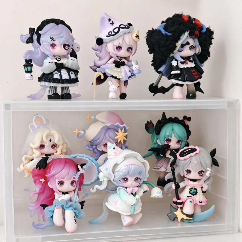 Witch Revelation Series Trendy Blind Box Trendy Collectible   Anime Figure Merchandise Desktop Ornaments  Birthday Surprise Gift