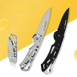 Folding Fruit Knife Stainless Steel Survival Portable Fruit with Non-slip Handle for Kitchen Accessories Pocket Knife Carrying