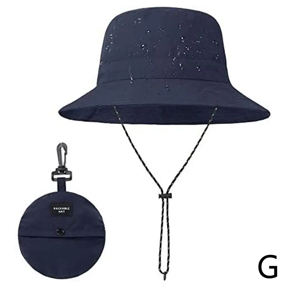aliexpress fishing hat collapsible Portable Folding Sun-protective and Water-resistant Multi-functional Fishing  Hat for Outdoor Hiking