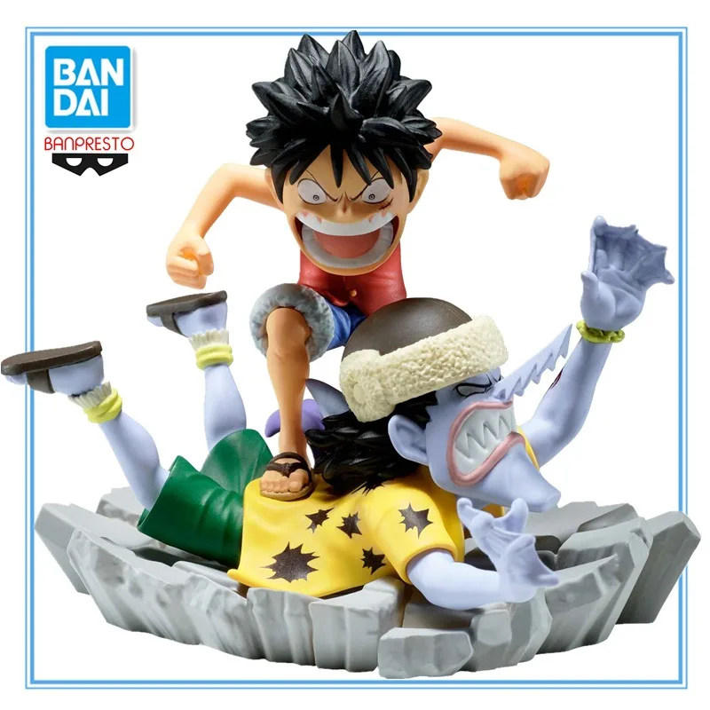 Фигурки героев аниме «бандай», сборные фигурки из аниме «Ван Пис-мир», Луффи против арлонг, ПВХ, игрушечные фигурки