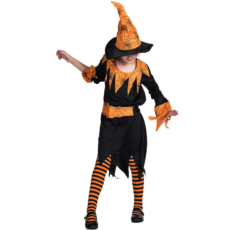 Косплей ведьма сценический костюм Хэллоуин тыква девушка юбка новинка персонаж