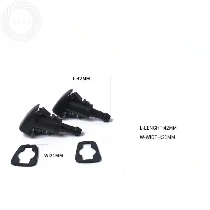 2 قطعة غسالة زجاج أمامي ممسحة الفوهات رذاذ طائرة 5303833AA لكرايسلر دودج المنتقم رحلة عيار جيب كومباس جراند شيروكي