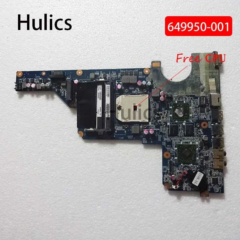 

Hulics б/у 649950 -001 для HP Pavilion G4 G6 G7-1000, материнская плата для ноутбука DDR3 DA0R23MB6D1 DA0R23MB6D0, 100% протестировано, хорошо