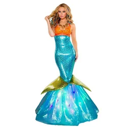 Anime Mermaid Cosplay Ariel Costumes Sexy Evening Dress Princess Fancy Patry Suits Little Mermaid Cosplay Clothings