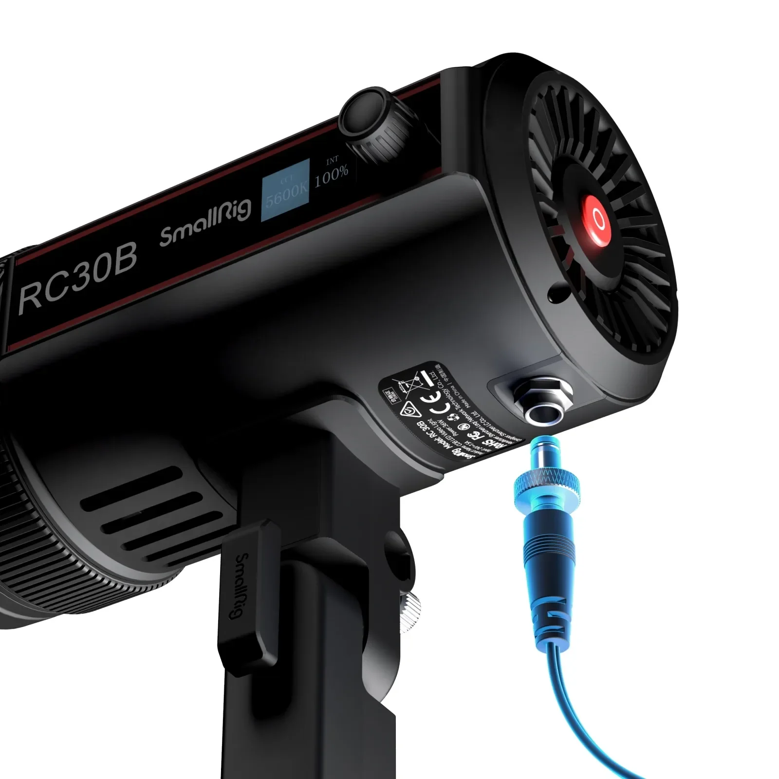 SmallRig RC 30B COB الفيديو الضوئي مع 30W شعاع زاوية قابل للتعديل 2700K-6500K فائقة السطوع 43400 لوكس LED Lamp-4280 4279