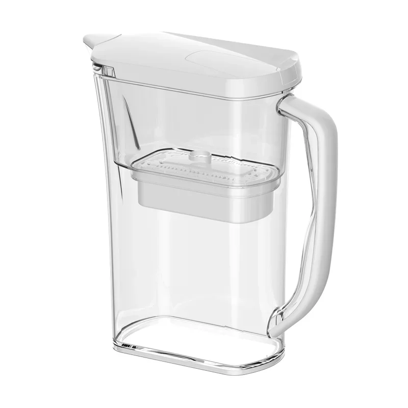 

Kitchen Water Filter Pitcher Carbon Fiber Ionzier Hydrogen Water Jug Reduce Chlorine & Enhance Minerals(no timer on top)