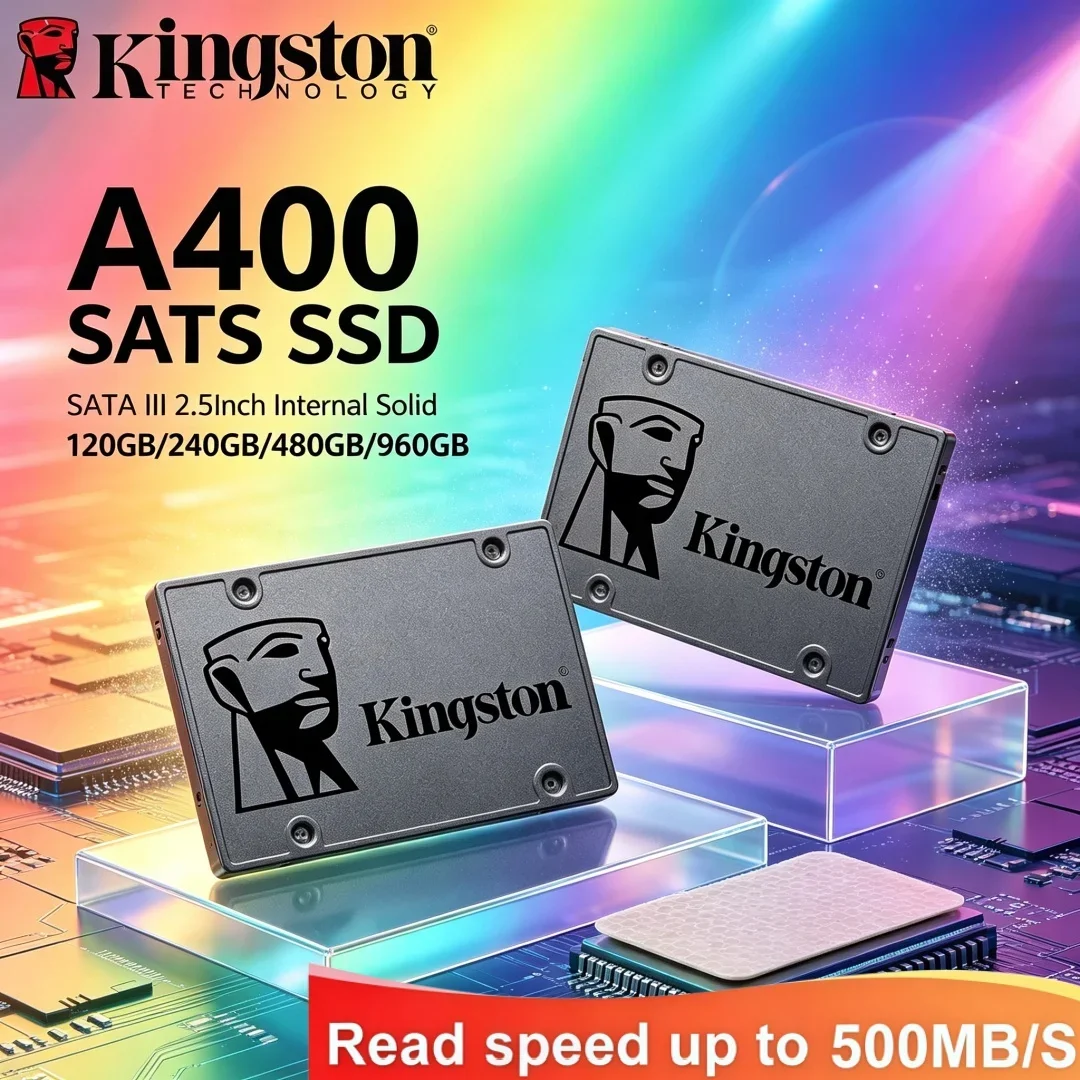 New Arrival Kingston A400 Hot Sale 2.5" SATA III Internal SSD for Old Mechanical HDD Replacement