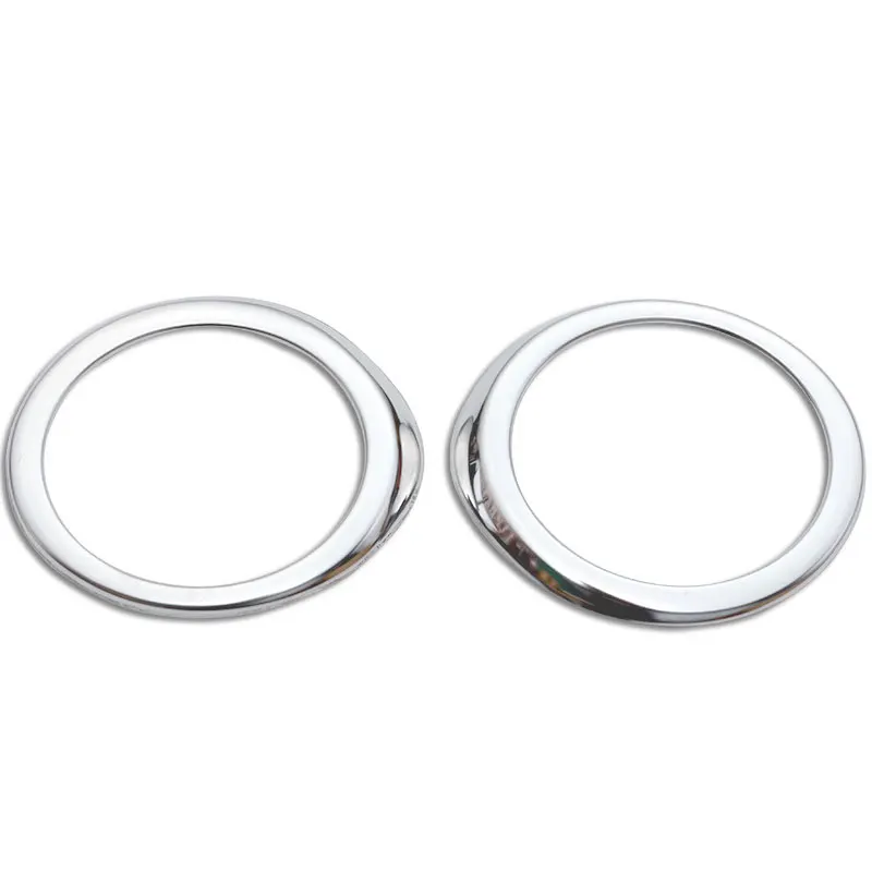 2pcs For Toyota Raize A200A/210A 2020-2023 Front Fog Light Trim Ring silver Auto modification accessories