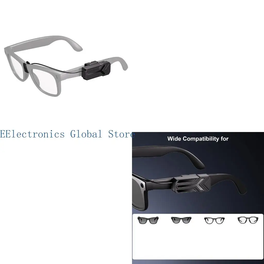 462B Glasses Charging Case with LED Battery Lights for Daily Use Carry