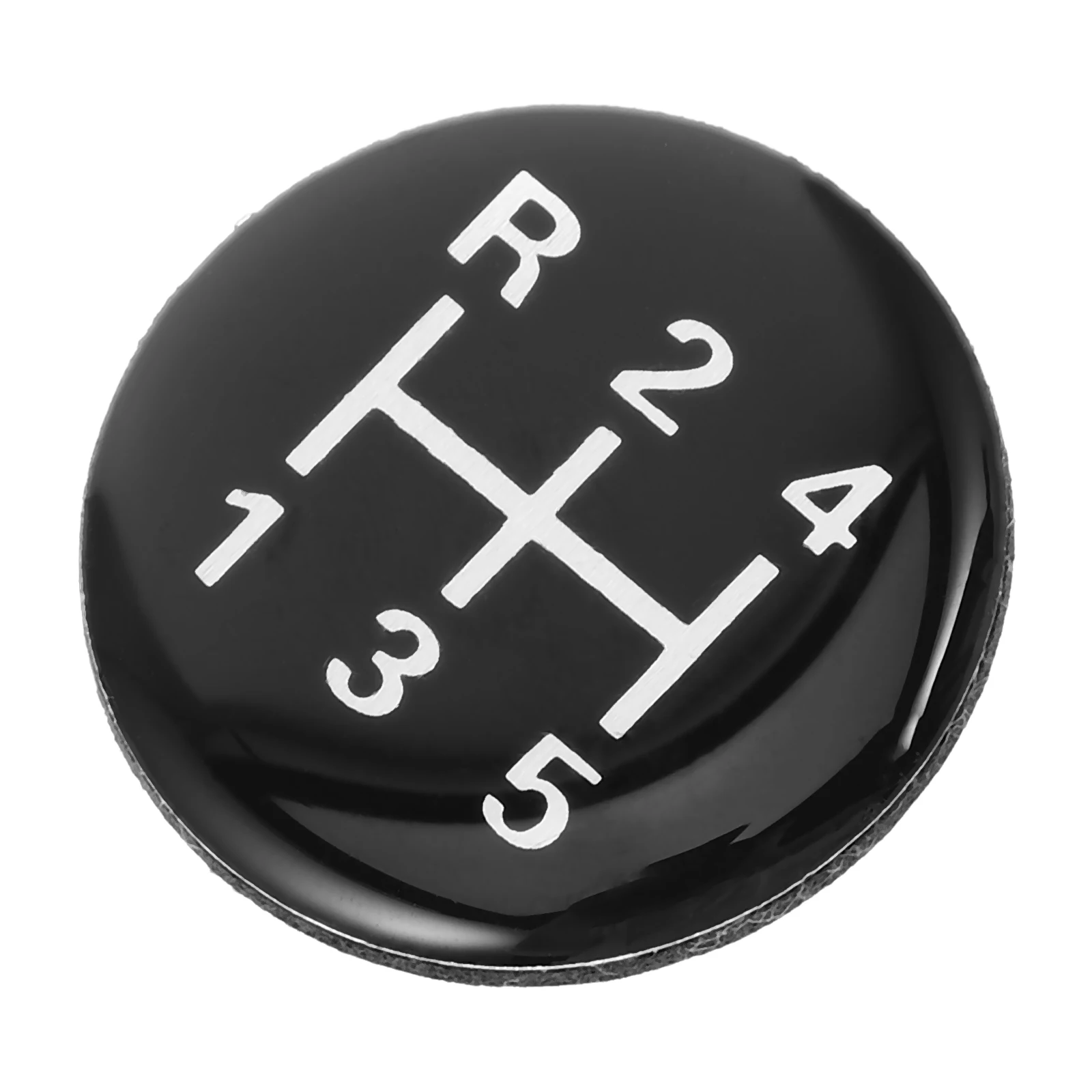 

Universal 5-Speed Manual Transmission Gear Shift Round Stick Shift Decal Antislip Durable Epoxy Shifter Head Sticker For Car