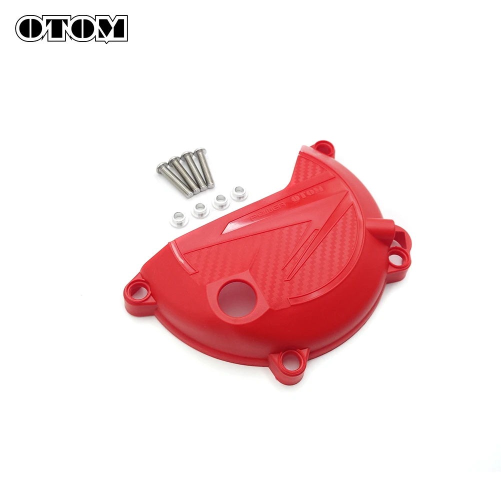 OTOM ZS177MM ZS182MN Motorcycle Clutch Cover Case Protection Guard With Oil Channel For ZONGSHEN NC250 NC250S NC300 NC300S Bikes