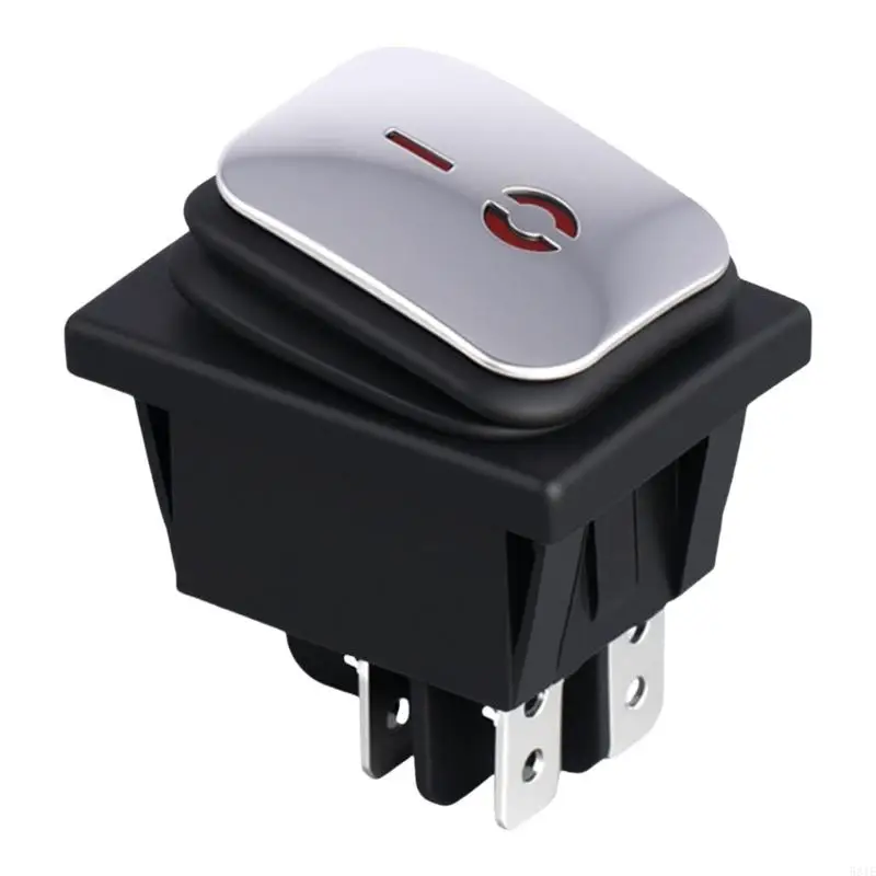 581E Sturdy IP65 Switches 220V 16A سوداء في جبل الاستخدام غير الرسمي