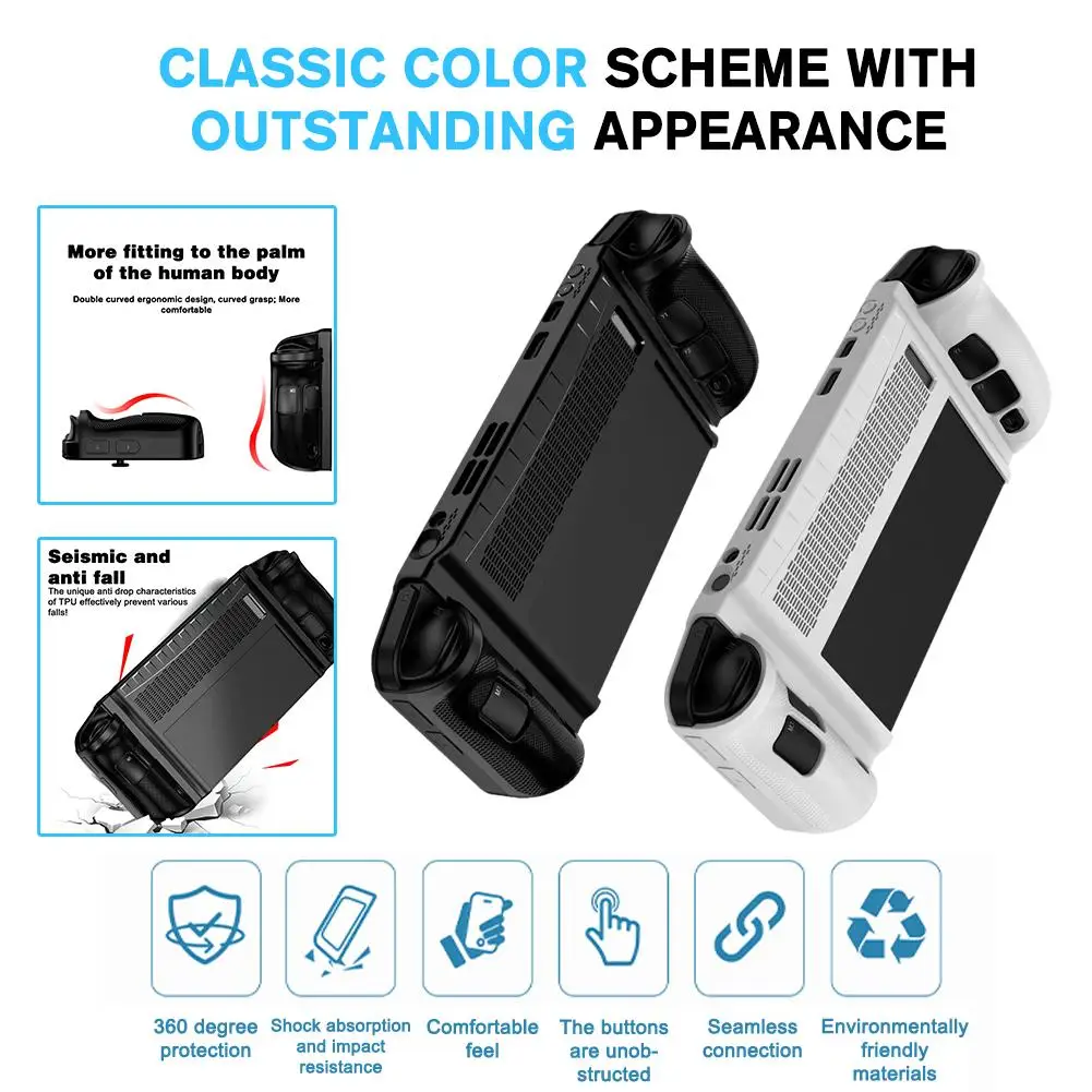 غطاء حماية مضاد للسقوط ومضاد للصدمات لوحدة التحكم في الألعاب Legion Go لملحقات ألعاب Legion Go E6w5