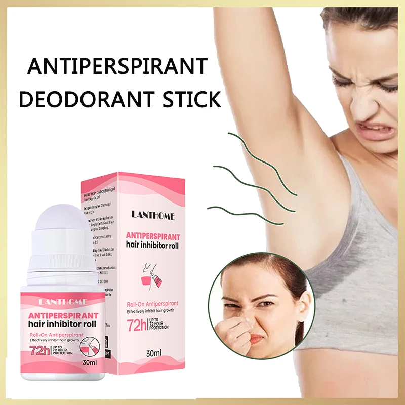 Lan thome Anti trans pirant Parfüm Männer Frauen langlebig hemmen Haarwuchs Deodorant Stick Achsel schnell tragbare Körper trocken 30ml