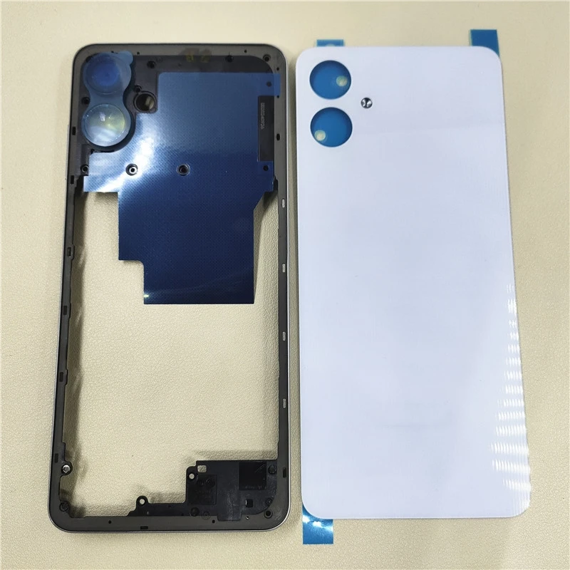 For Samsung Galaxy A06 Full Housing Case Middle Frame + Battery Cover Back Rear Door Housing Case