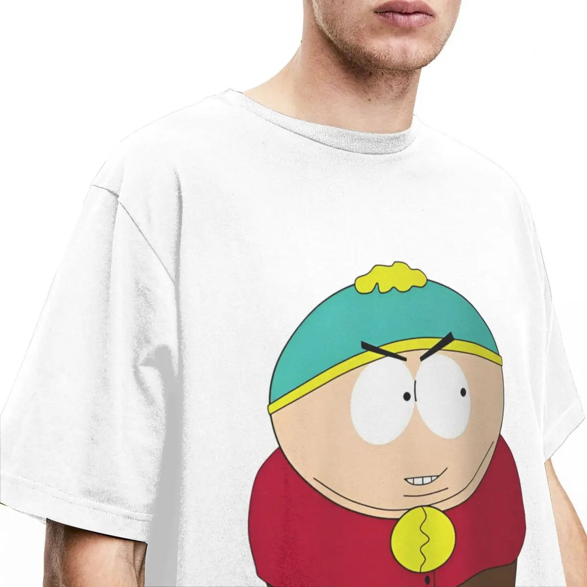 إريك كارتمان تي شيرت ساوثز كارتون باركس الجدة تي شيرت قصير الأكمام خمر بلايز الشاطئ 100% القطن س الرقبة حجم كبير الملابس #4