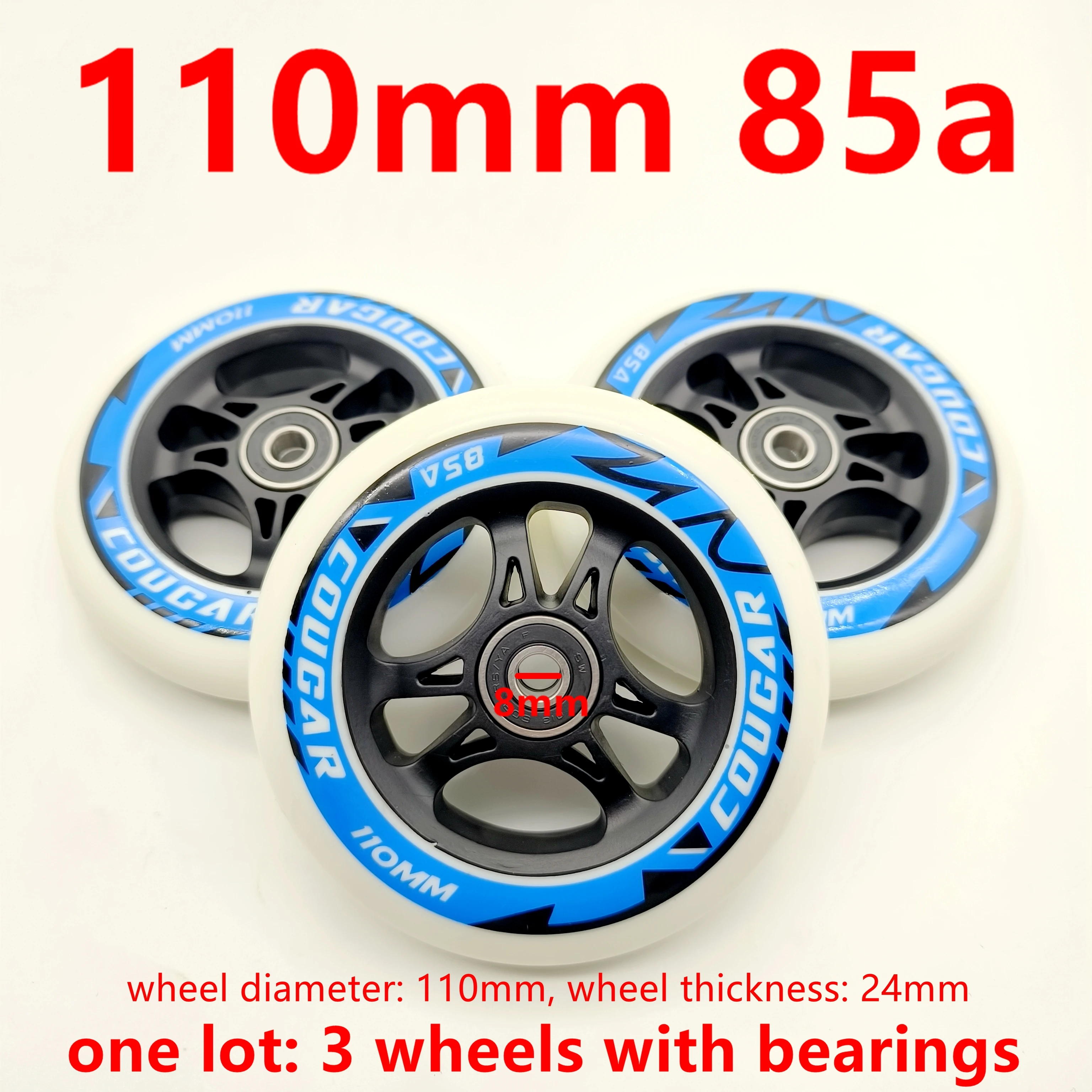 Scooter wheel speed wheel  90mm 100mm 110mm 85A with bearings