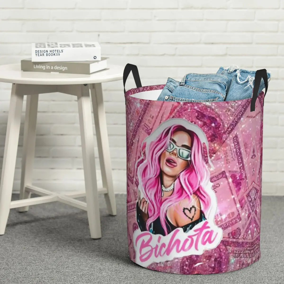 

Складная корзина для белья Karol G Happy Valentines Day, большая корзина для хранения детской стирки, домашний органайзер