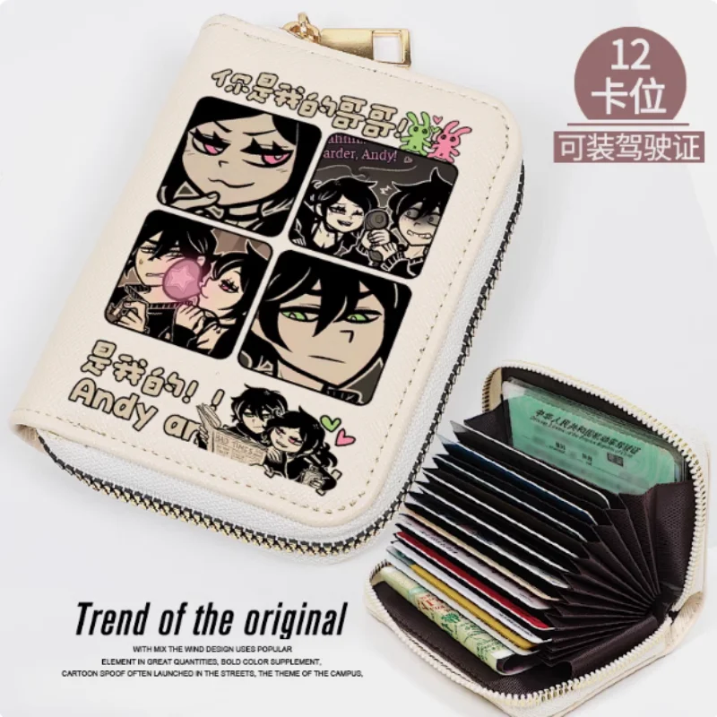 

Anime Andy Volcano Zipper Fashion Wallet PU Purse Card Holder Money Bag Cosplay Gift B1859