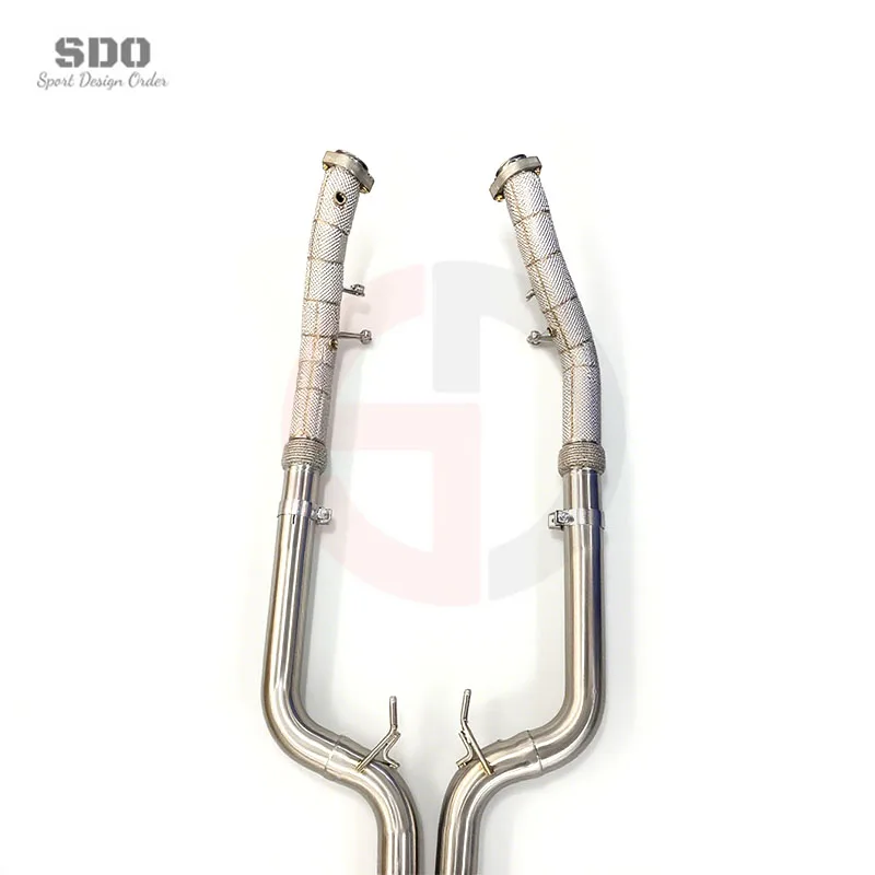 SDO Performance Exhaust System for  S63  W222 5.5T M157 Stainless Steel Downpipe Exhaust Pipes