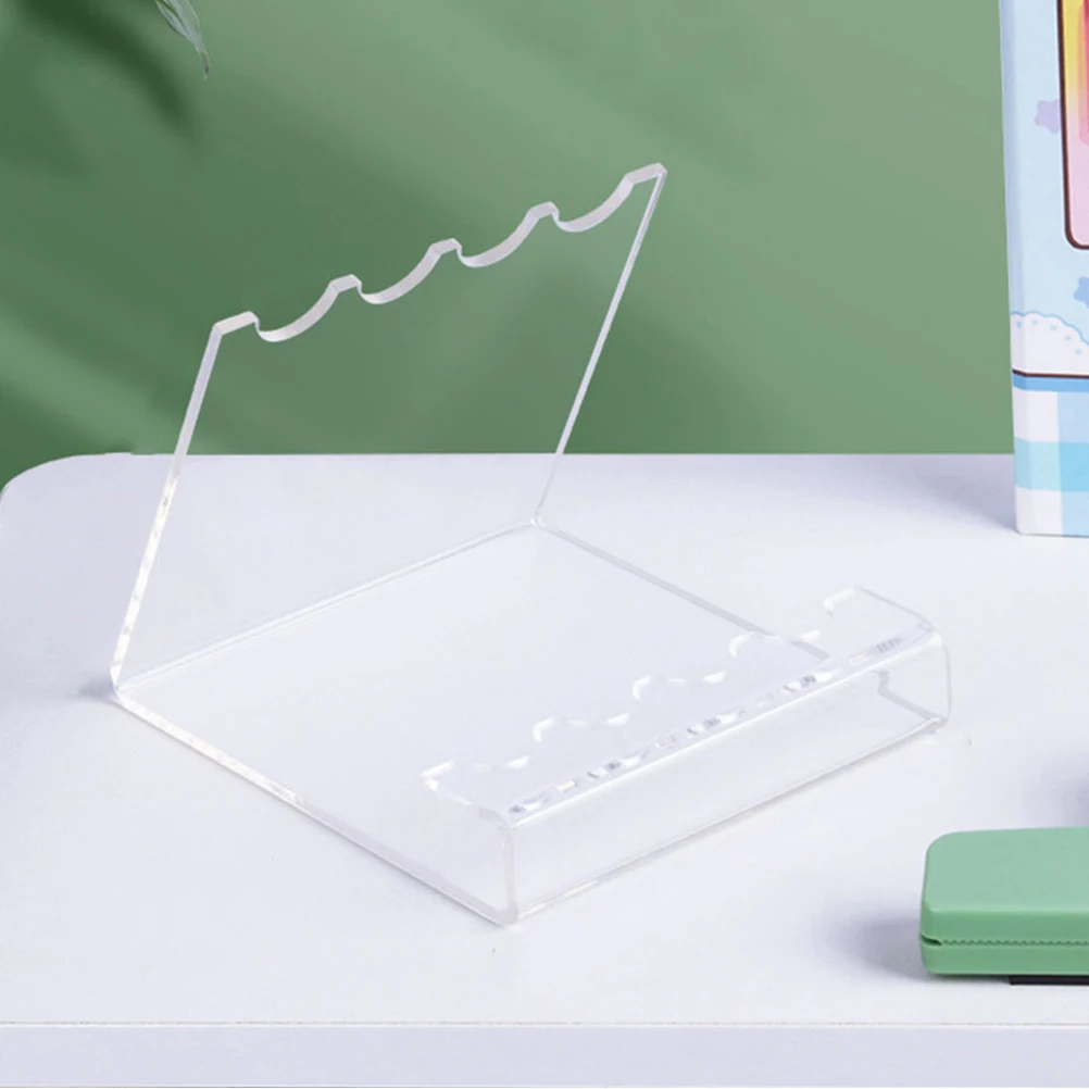

2 Pcs Pen Holder Display Stand Desk Organizers Accessories Makeup Countertop Clear Tableware Acrylic
