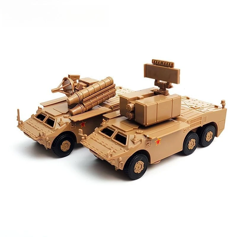 1/72 China HQ-7B Air Defense Missile System Tank 4D Assemble Military Chariot Model Boy Educational Collection Toy