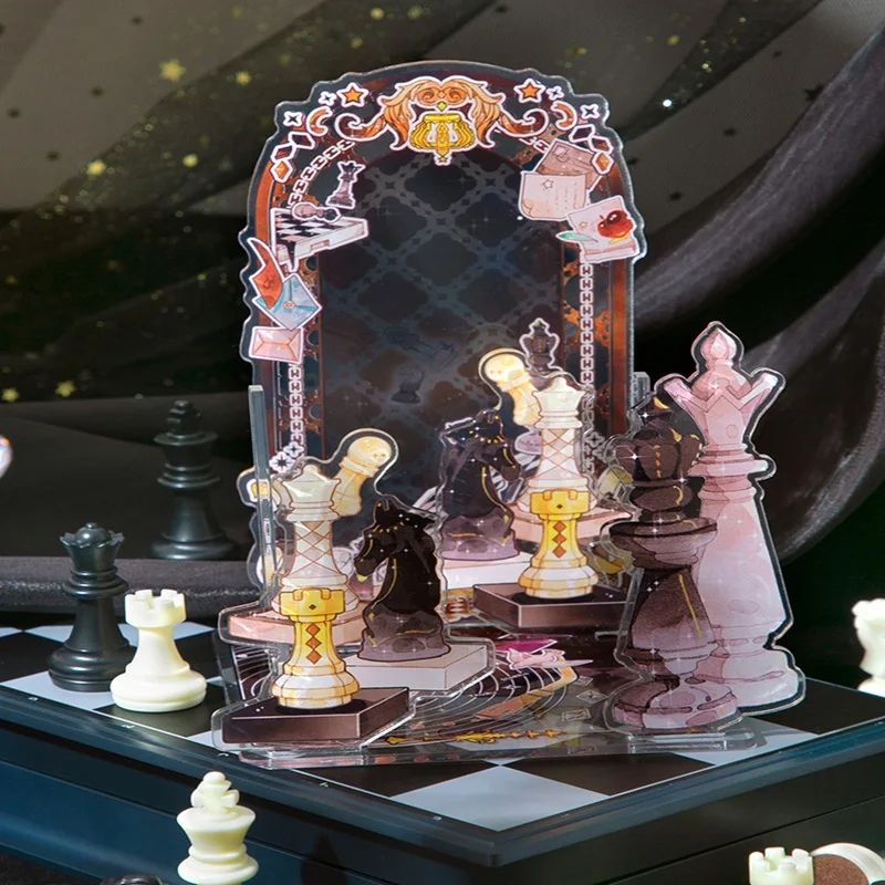 Dream Track เดสก์ท็อปปป้ายโฆษณาการ์ตูนสินค้าตัวอักษรแพลตฟอร์ม Badge การ์ดขาตั้งของเล่น ACG ตกแต่ง