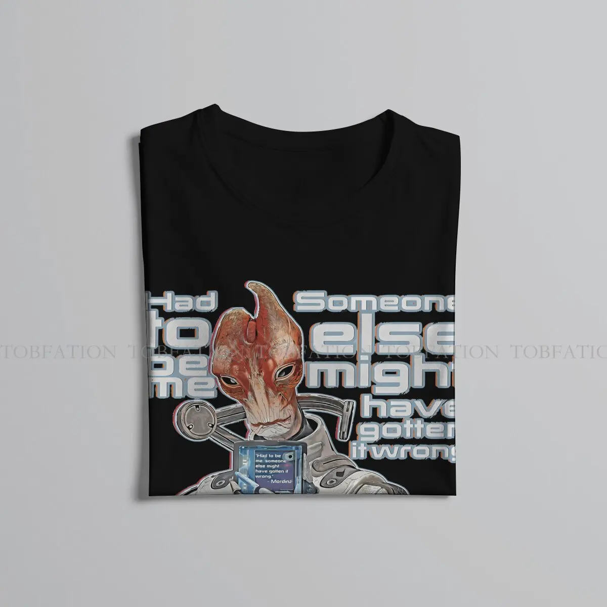 Mass Effect Game Mordin Had to Be Me Tshirt Graphic Men Tops Vintage Goth Summer Streetwear 100% Cotton T Shirt