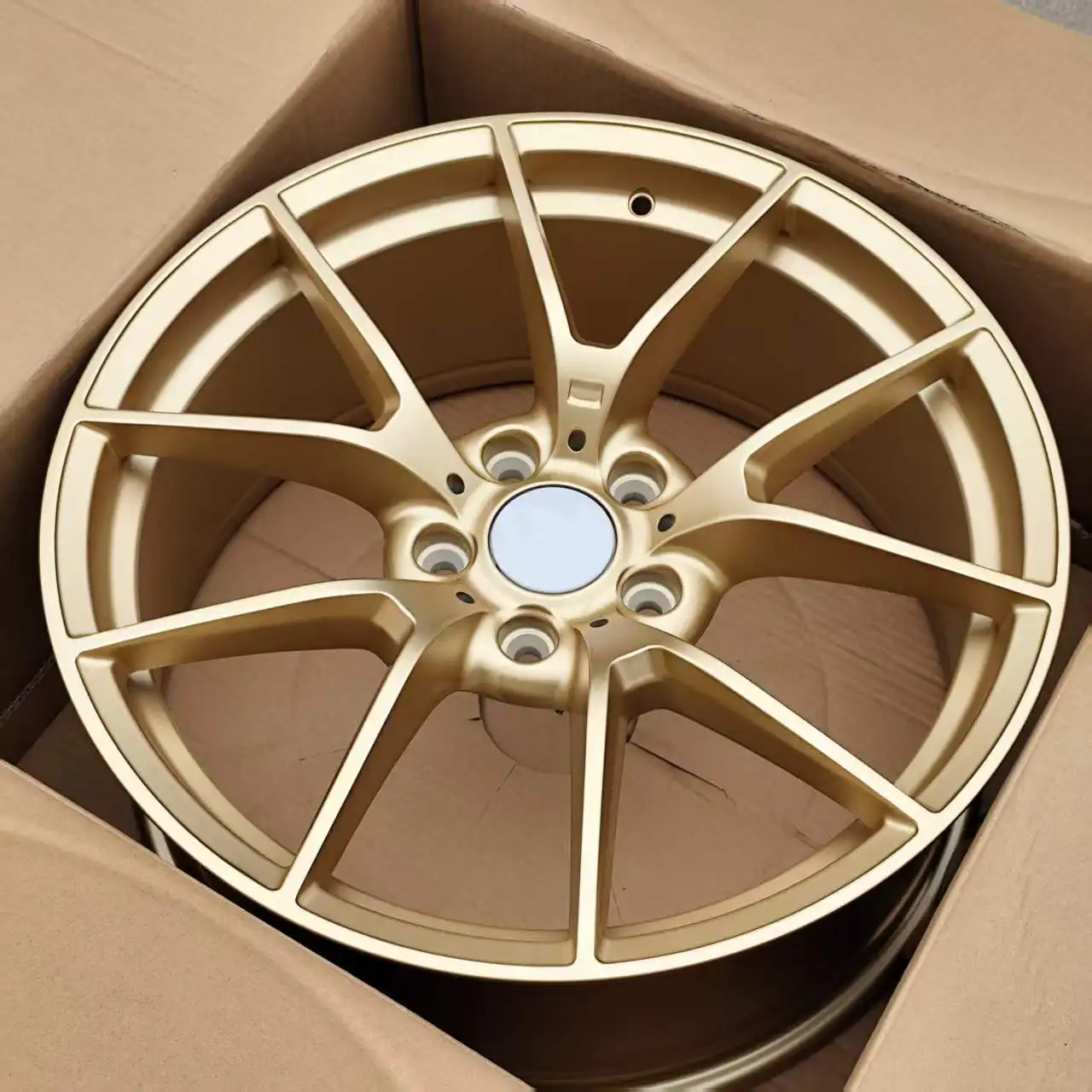 -For  Model 763M Alloy Wheels Multi-Spoke Concave Tuner 18-19 Inch PCD 5x120 Gold/Grey Matte Black Modified Street Racing*