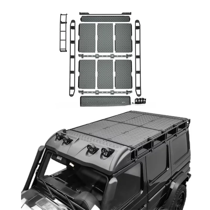 

Багажник на крышу автомобиля для G-класса W463 G63 G55 G500 G350, внедорожный багажник с задней лестницей, детали из нержавеющей стали, внешний вид