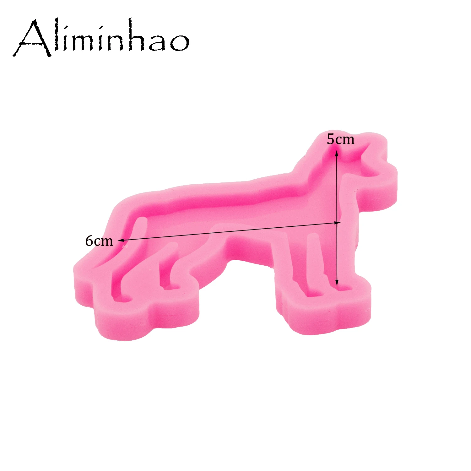 DY1522 Shiny Podenco/Saluki Dogs Silicone Resin Crafting Charms Epoxy Molds, Fondant Chocolate Cake Molds