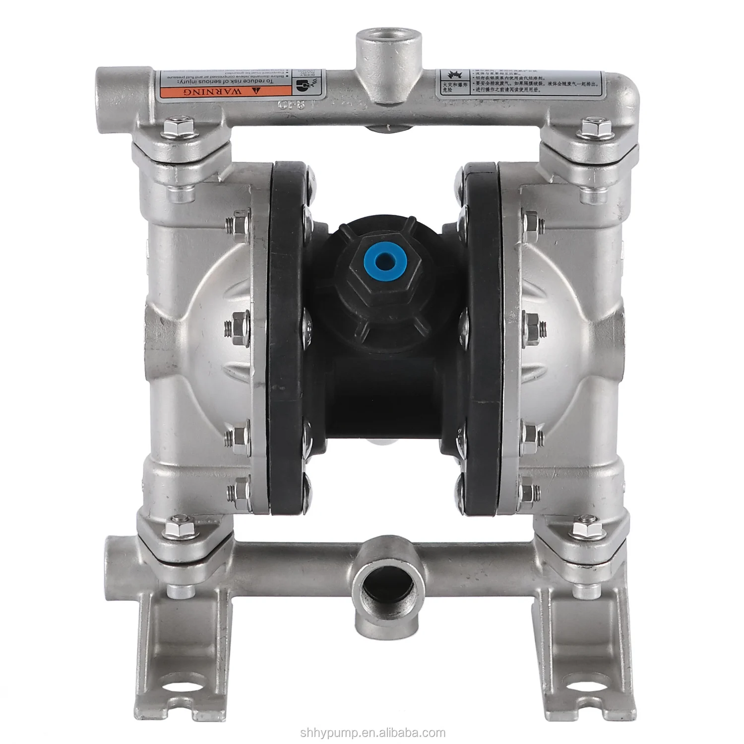 HY25-SS 1" Inch Anti-Solvent Air Operated Diaphragm Pump With Ptfe Diaphragm