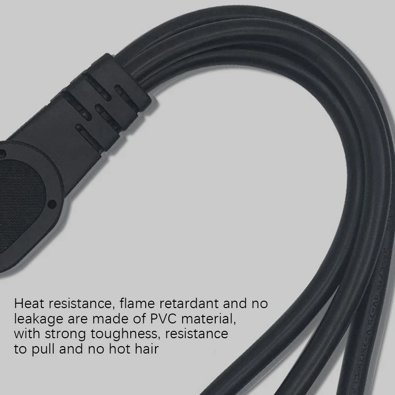 Power Extension Cord, C14 To 3XC13 One-Point Three-Fork Power Extension Cord For Rice Cookers, Electric Kettles