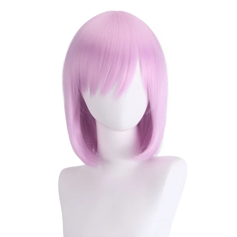 Fiona – perruque de Cosplay courte violet rose, abat-jour, pour espion × famille