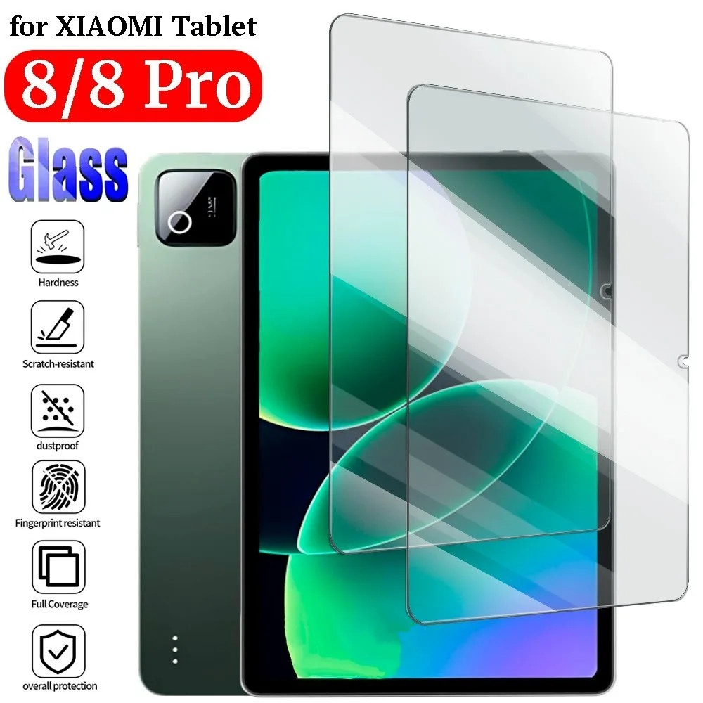 Full Coverage HD Clear Tempered Glass Film for Xiaomi Tablet 8/8 Pro Anti Scratch Screen Protector Films for Xiaomi Tablet 8 Pro