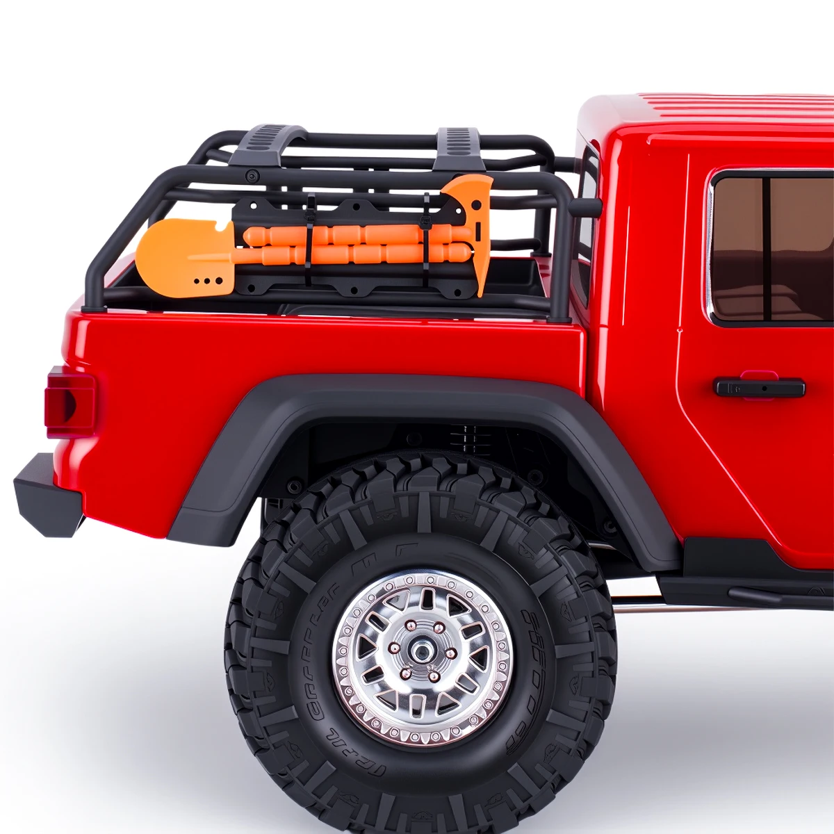 ชุดพลั่วและสิ่วไนลอน - ชิ้นส่วนตกแต่งจำลองสำหรับรถบังคับวิทยุ 1/10 RC Crawler TRX4 TRX6 SCX10 90046 D90 TRX4M อัพเกรด